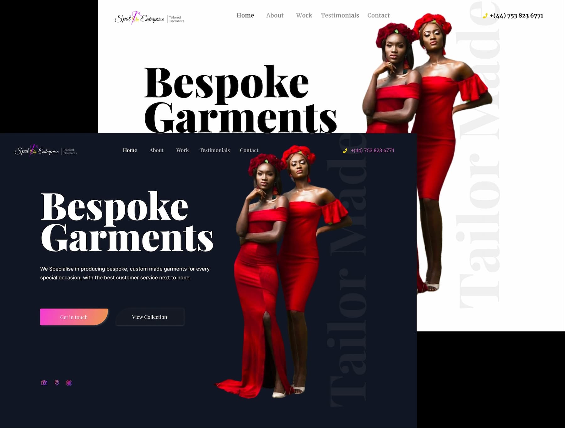 Bespoke Garments — design preview