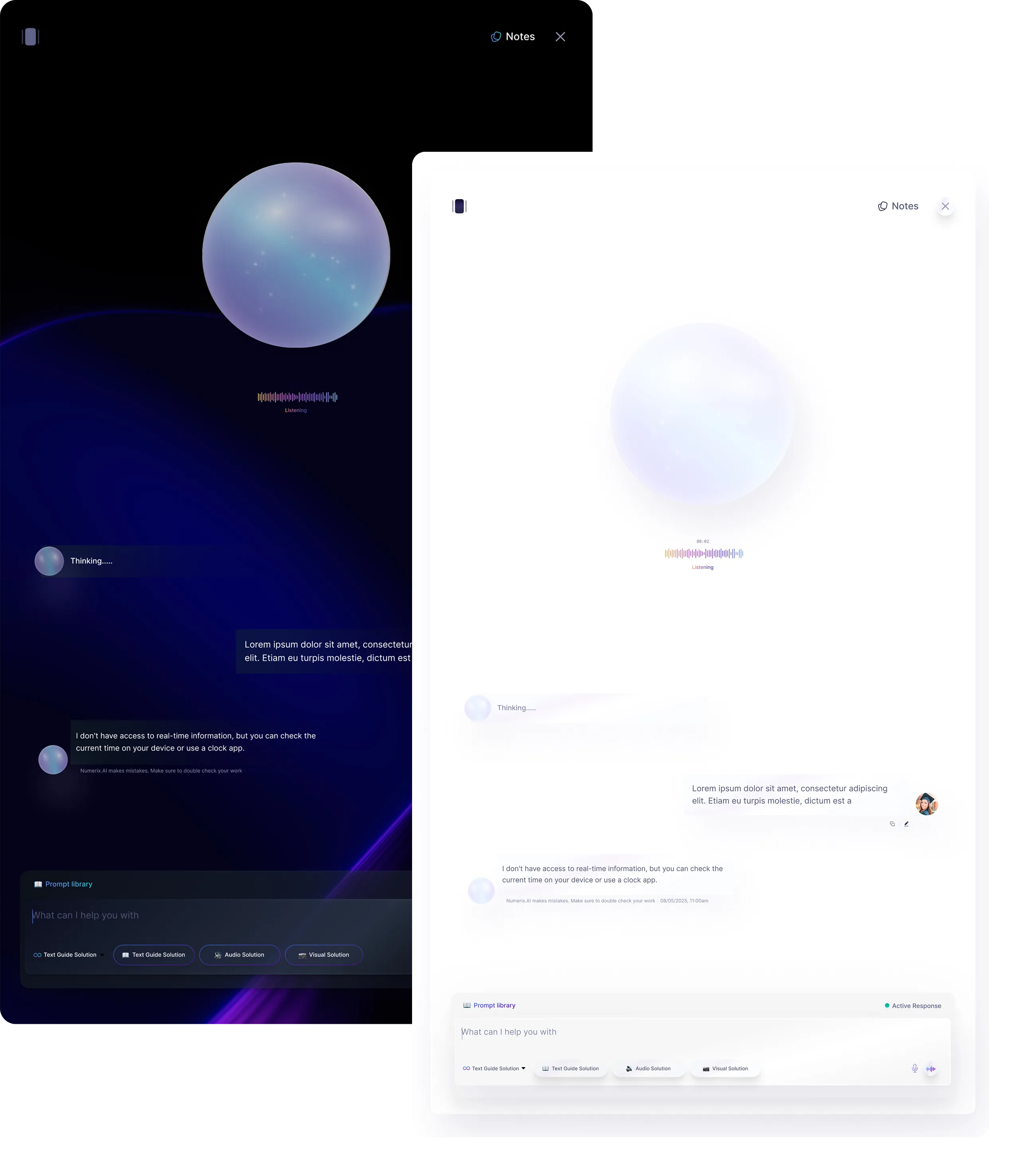Numerix Theme — design preview