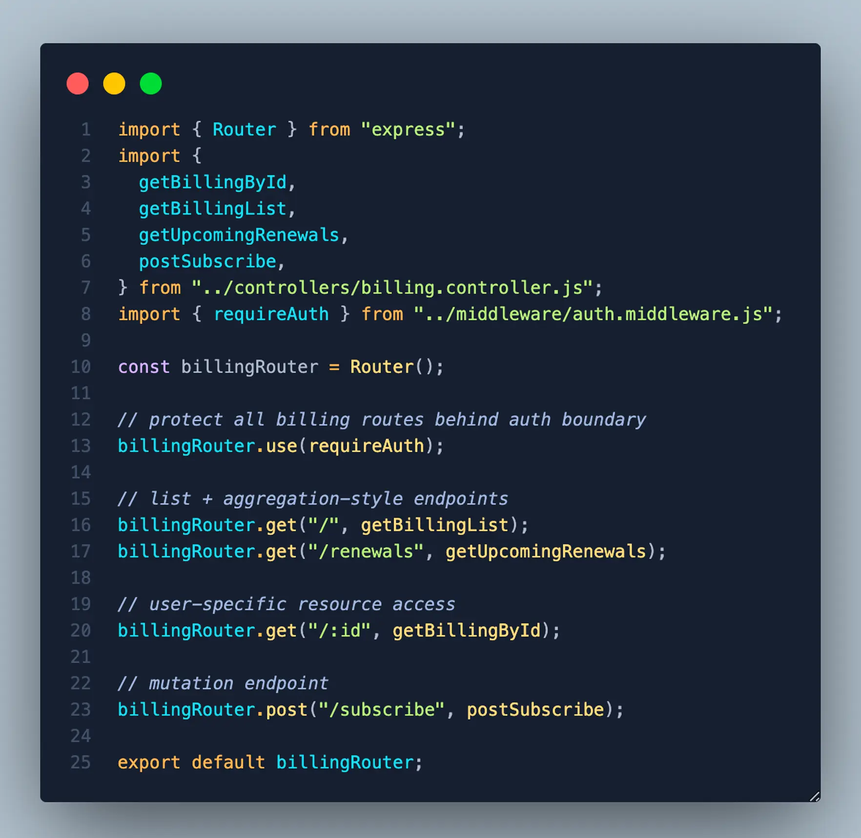 Service layer